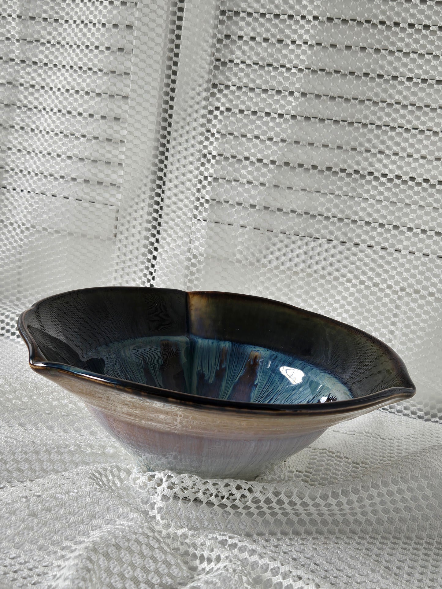 Bill Campbell Drip Pottery Bowl