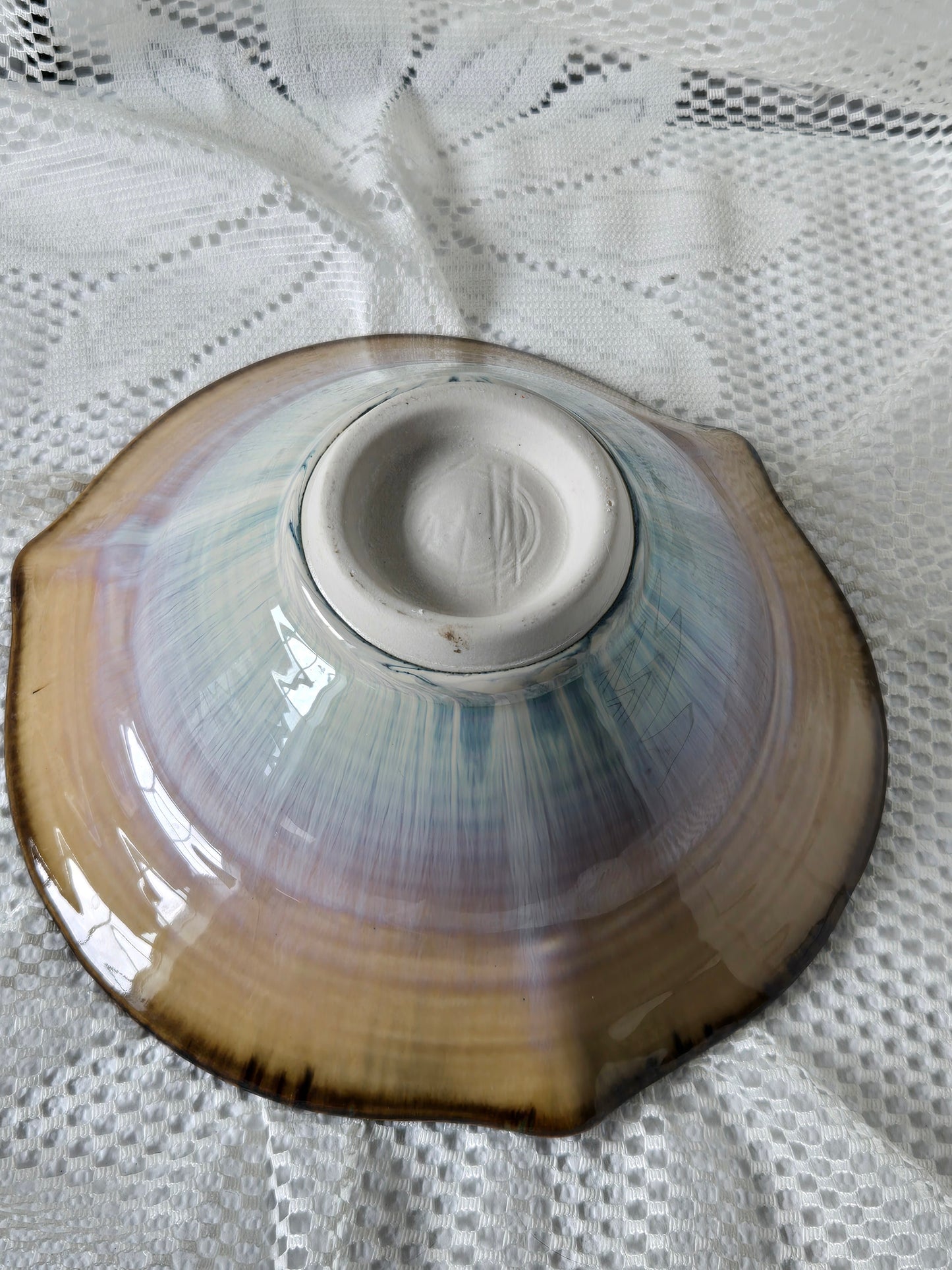 Bill Campbell Drip Pottery Bowl