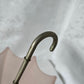 Pink Frosted Glass Umbrella Decor