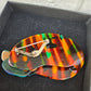 Lea Stein Paris Celluloid Cat Brooch