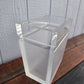 Mid Century Frosted Lucite Waste Bin
