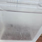 Mid Century Frosted Lucite Waste Bin