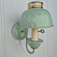 Toleware Mint Green Wall Sconce Light