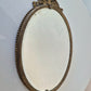 Vintage Brass Filigree Hand Mirror