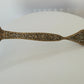 Vintage Brass Filigree Hand Mirror
