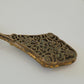 Vintage Brass Filigree Hand Mirror