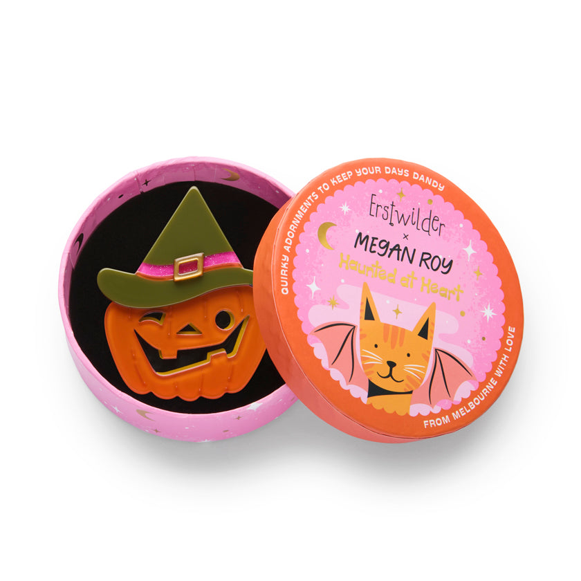 Erstwilder Witch O'Lantern Brooch