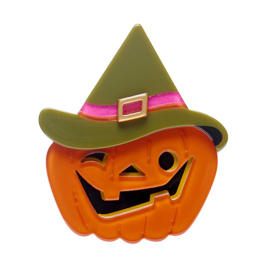 Erstwilder Witch O'Lantern Brooch
