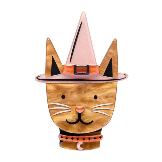 Erstwilder Bewitched Kitty Brooch