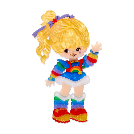 Erstwilder Rainbow Brite Says Hello Brooch