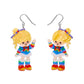 Erstwilder Rainbow Brite Says Hello Drop Earrings