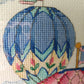 Framed Cross-Stitch Hot Air Balloons
