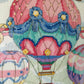 Framed Cross-Stitch Hot Air Balloons