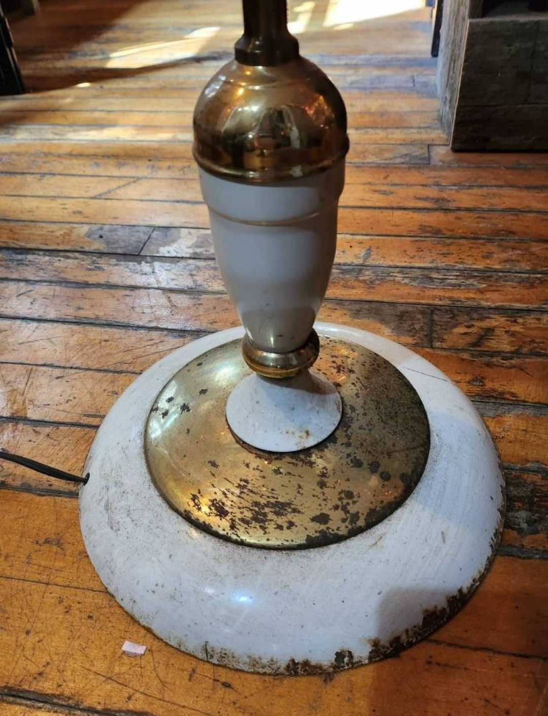 Toleware Metal Table Floor Lamp