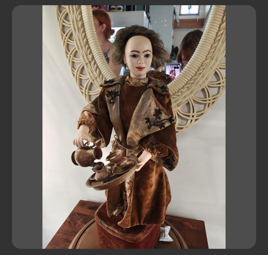 Leopold Lampert *Rare* Automaton Chinese Tea Lady