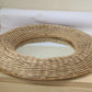 Wicker Round Mirror Hand-woven