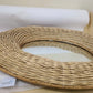 Wicker Round Mirror Hand-woven