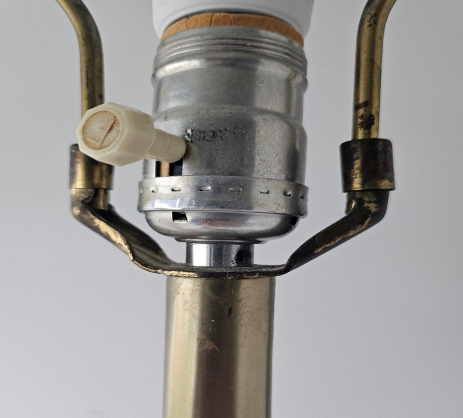 Mid Century Metal Teardrop Lamp