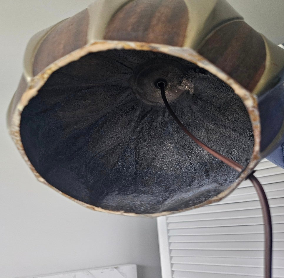 Mid Century Metal Teardrop Lamp