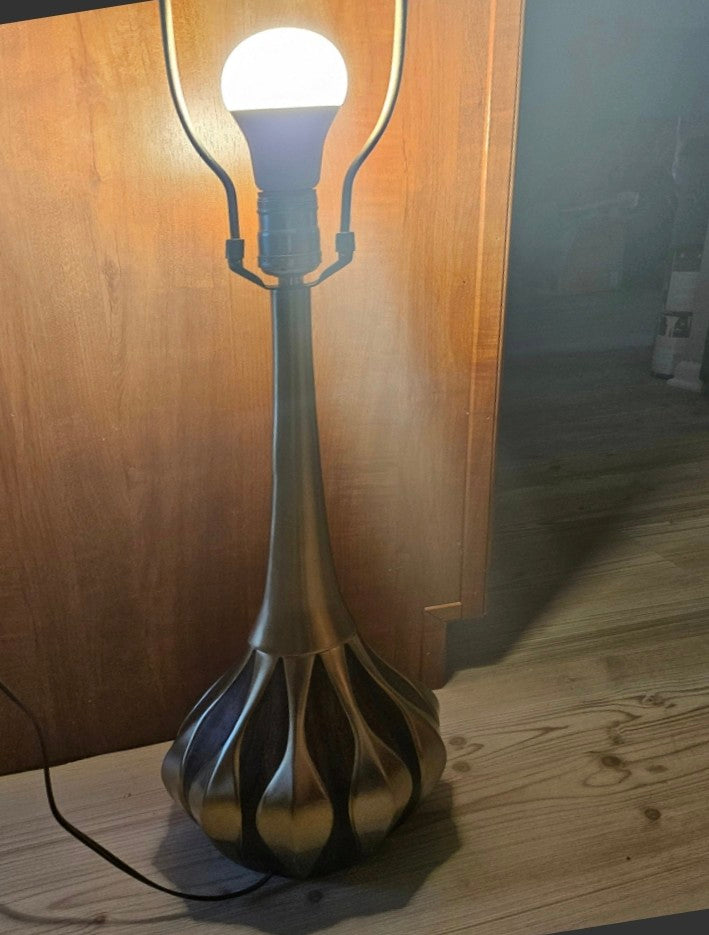 Mid Century Metal Teardrop Lamp