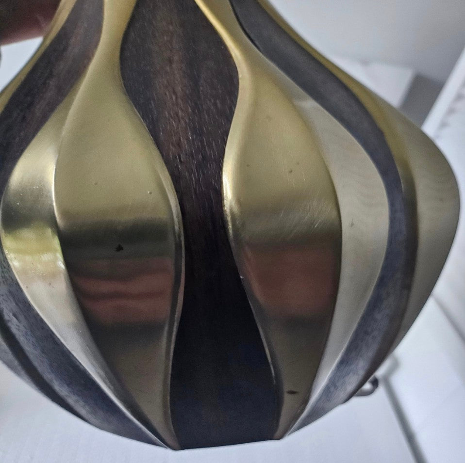 Mid Century Metal Teardrop Lamp