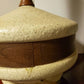 Mid Century Ceramic and Teak Lamp