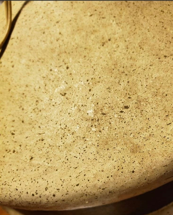 Mid Century Ceramic and Teak Lamp