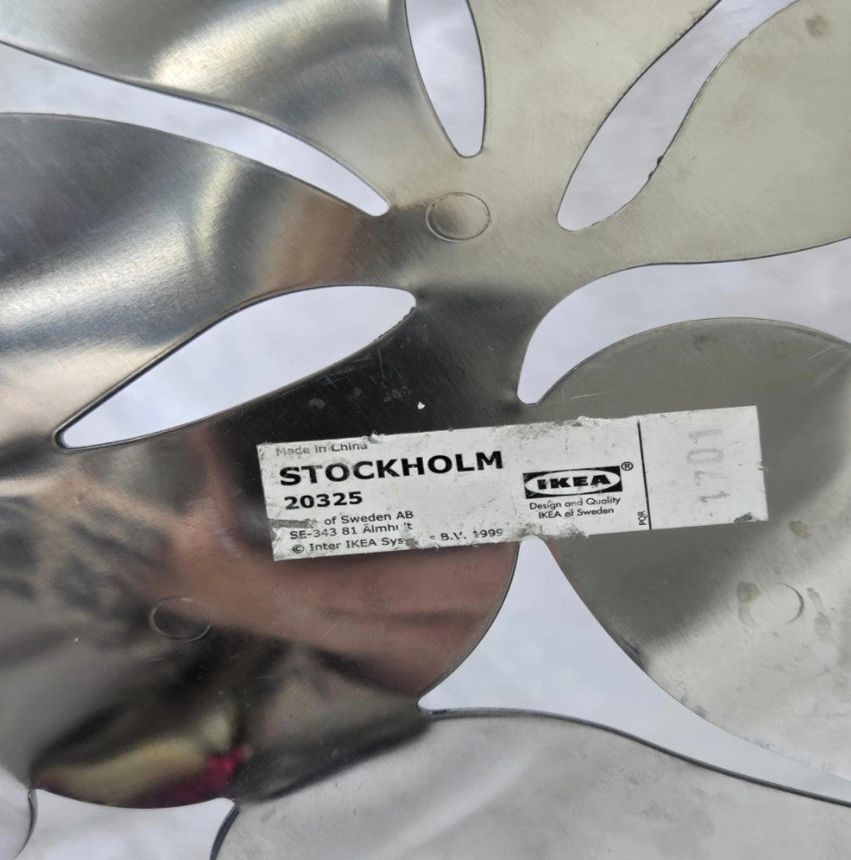 Decorative Floral Stainless Bowl