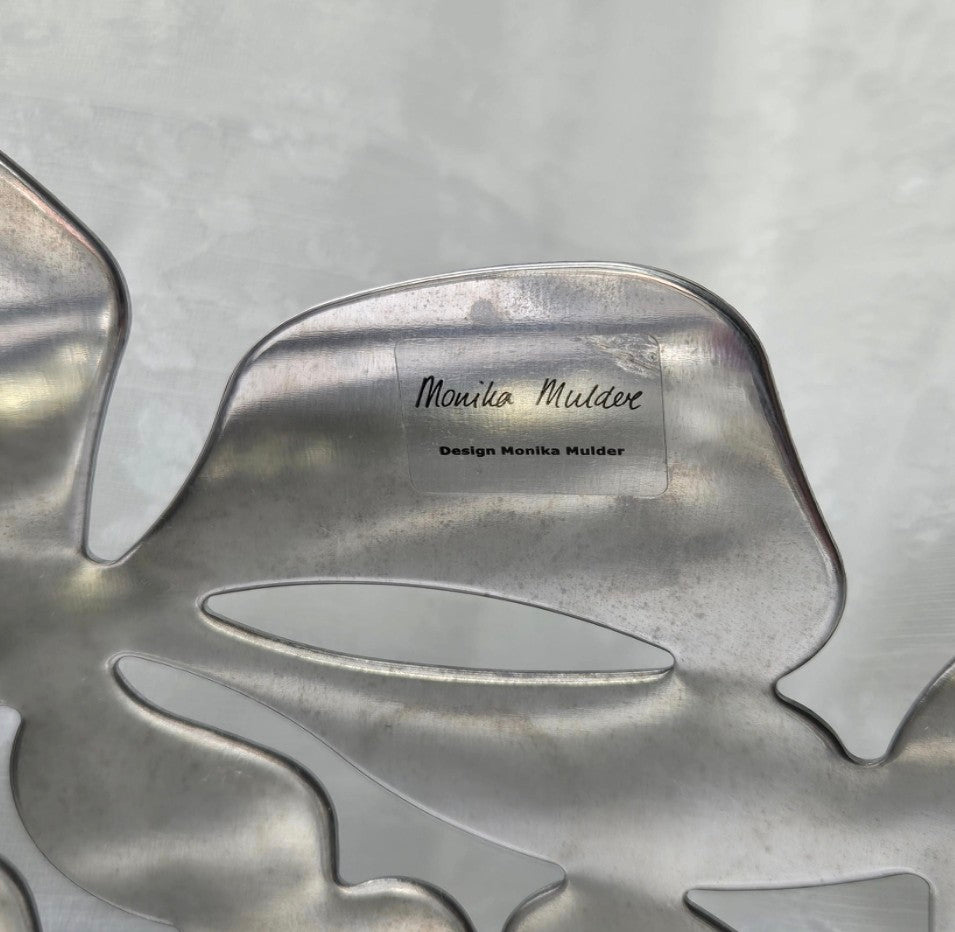 Decorative Floral Stainless Bowl