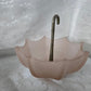 Umbrella Pink Frosted Glass