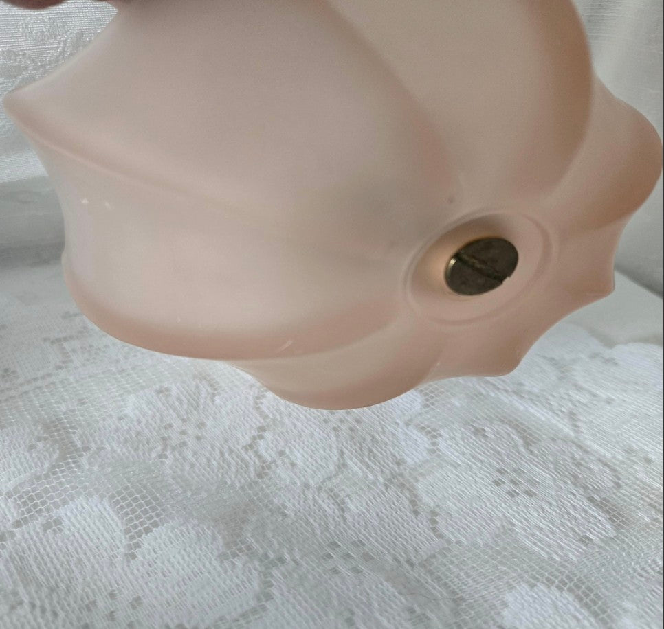 Umbrella Pink Frosted Glass