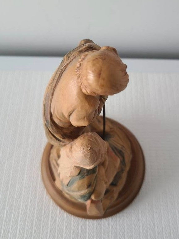 Simonelli Religious Wood Music Box - Silent Night - Depose Italy