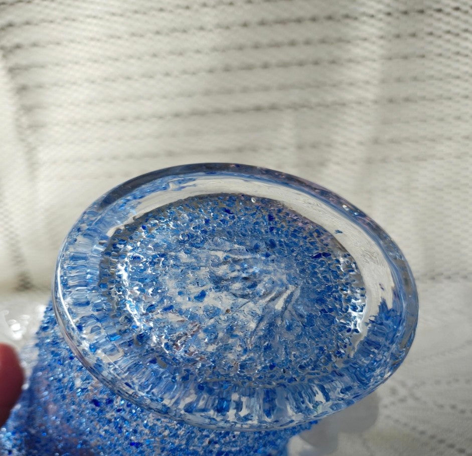 Fratelli Toso Art Glass Basket Vase