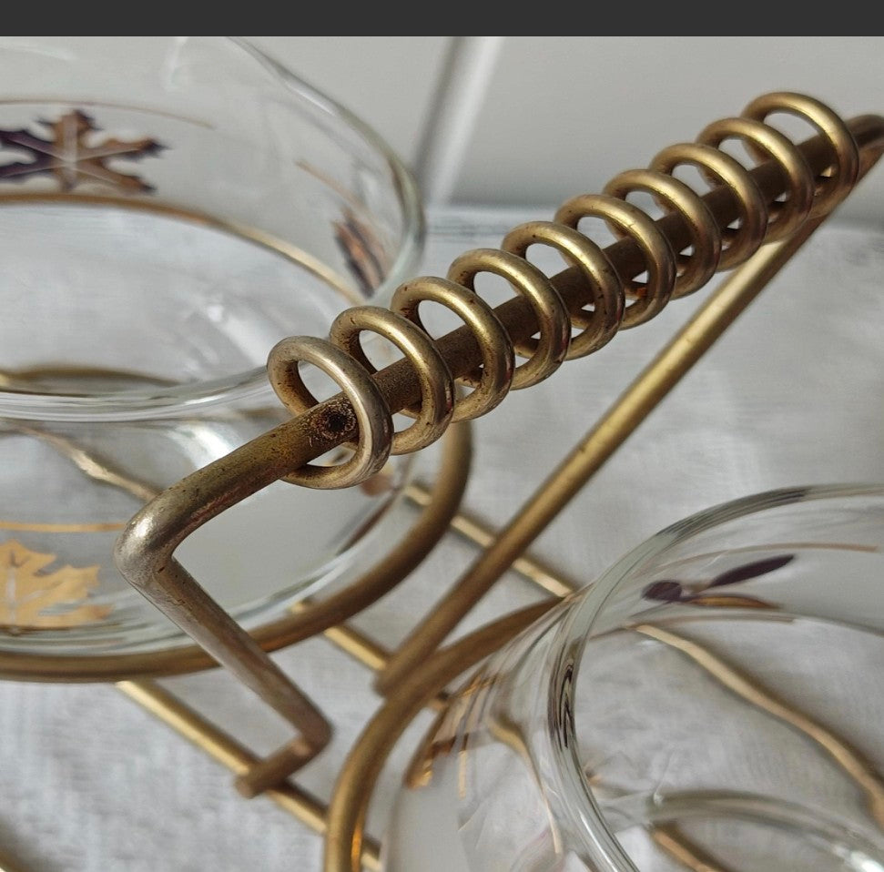 MCM Leaf Sugar and Creamer Set