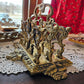 Ornate Vintage Brass Letter Mail Napkin Holder