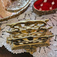 Ornate Vintage Brass Letter Mail Napkin Holder