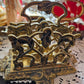 Ornate Vintage Brass Letter Mail Napkin Holder
