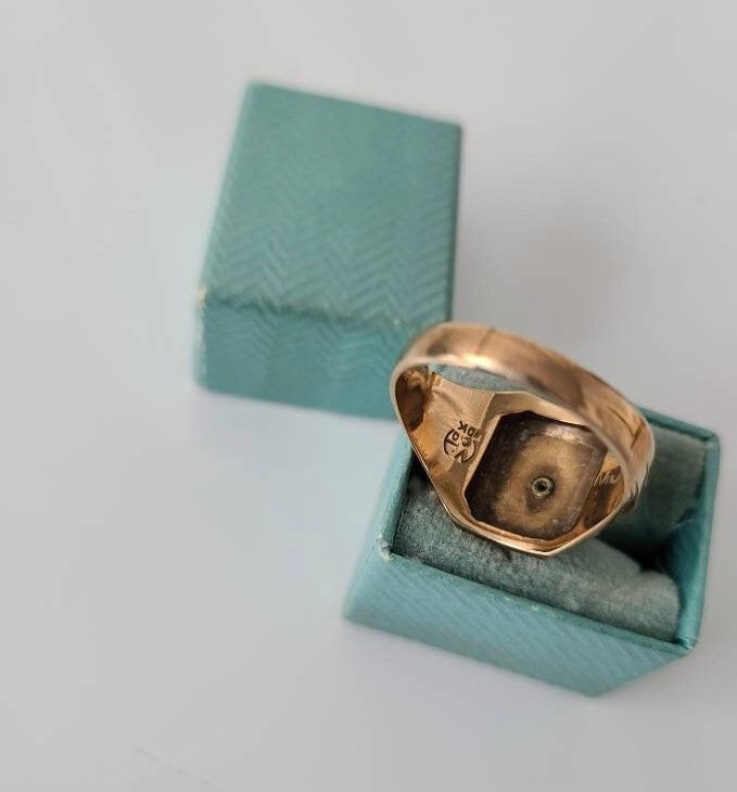 Art Deco 1938 10K Class Ring