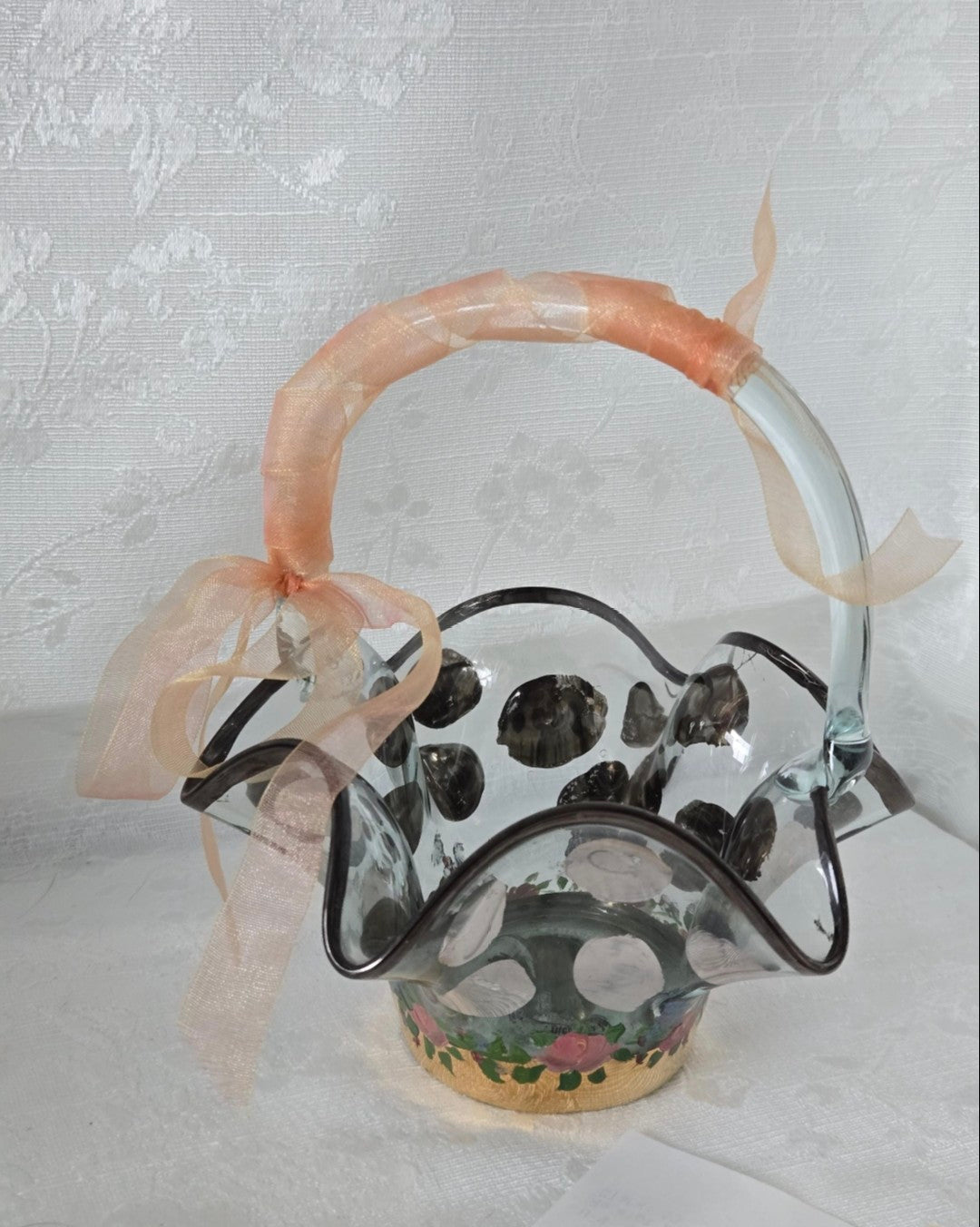 MacKenzie-Childs Glass Basket