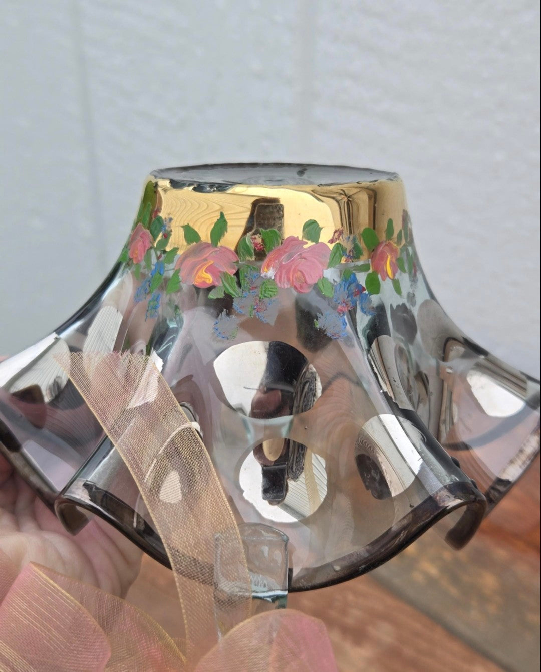 MacKenzie-Childs Glass Basket