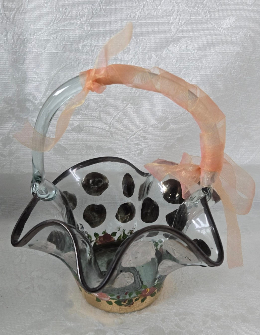 MacKenzie-Childs Glass Basket