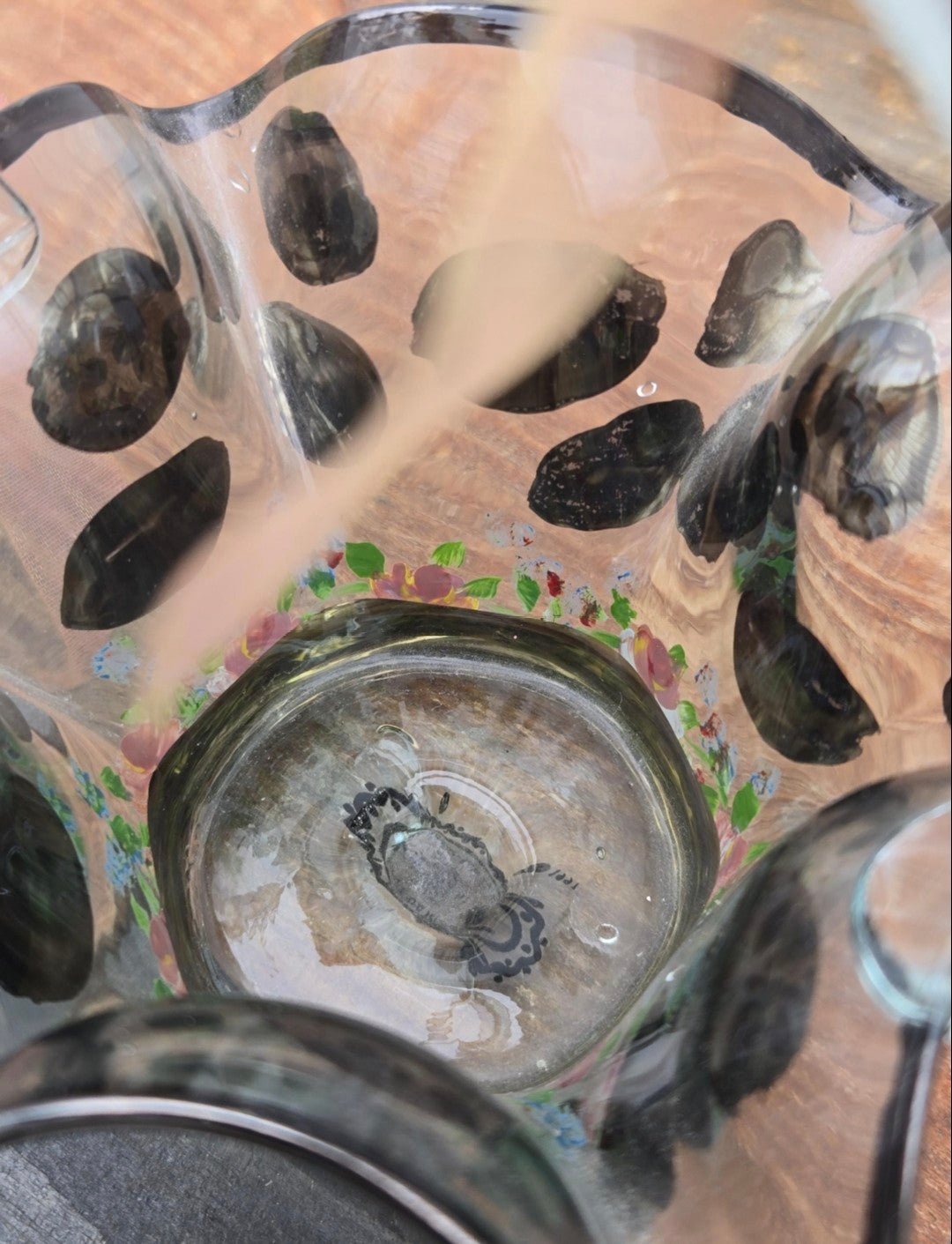 MacKenzie-Childs Glass Basket