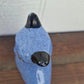 Ceramic Blue Speckled Cat Figurine