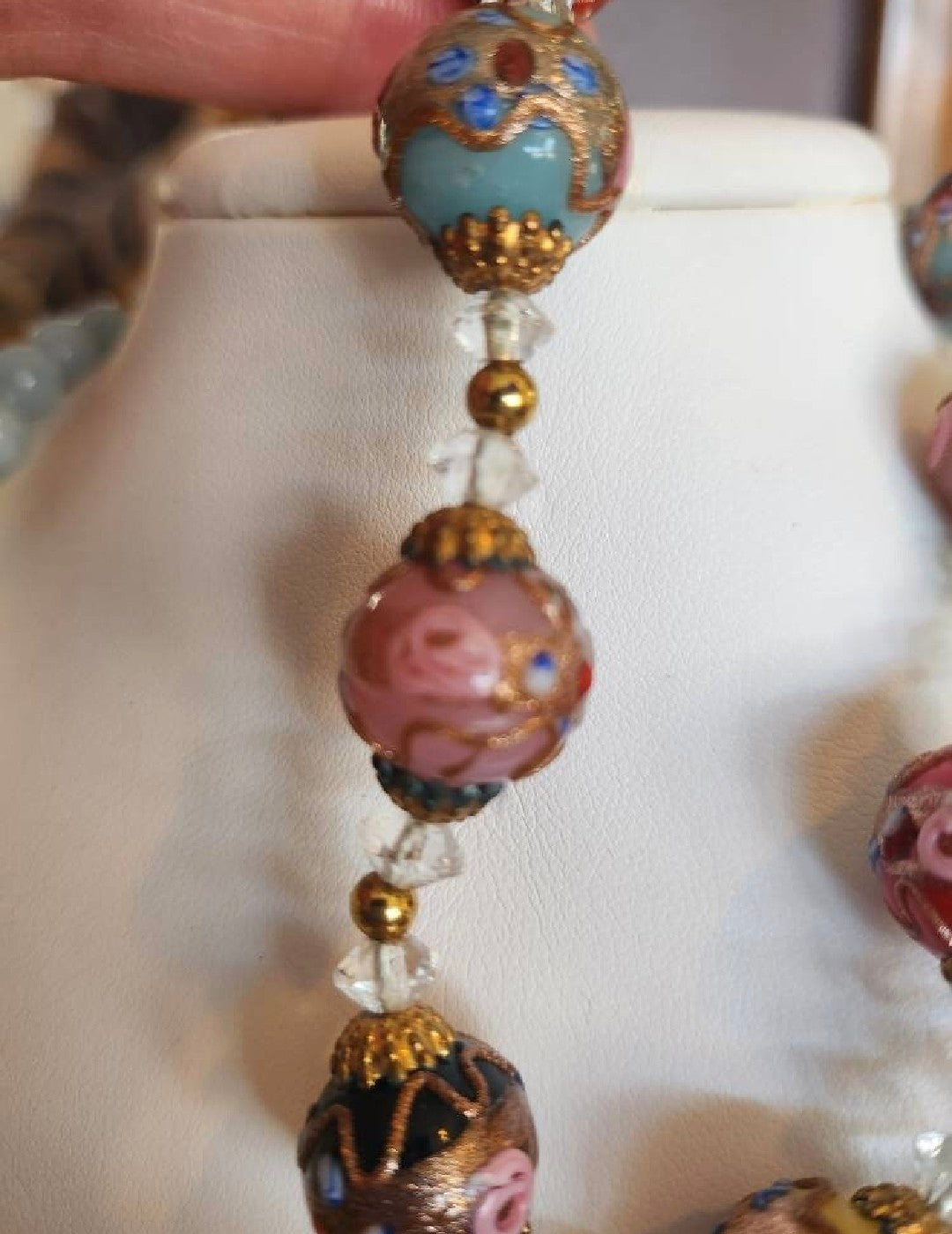 Murano Wedding Cake Choker Necklace