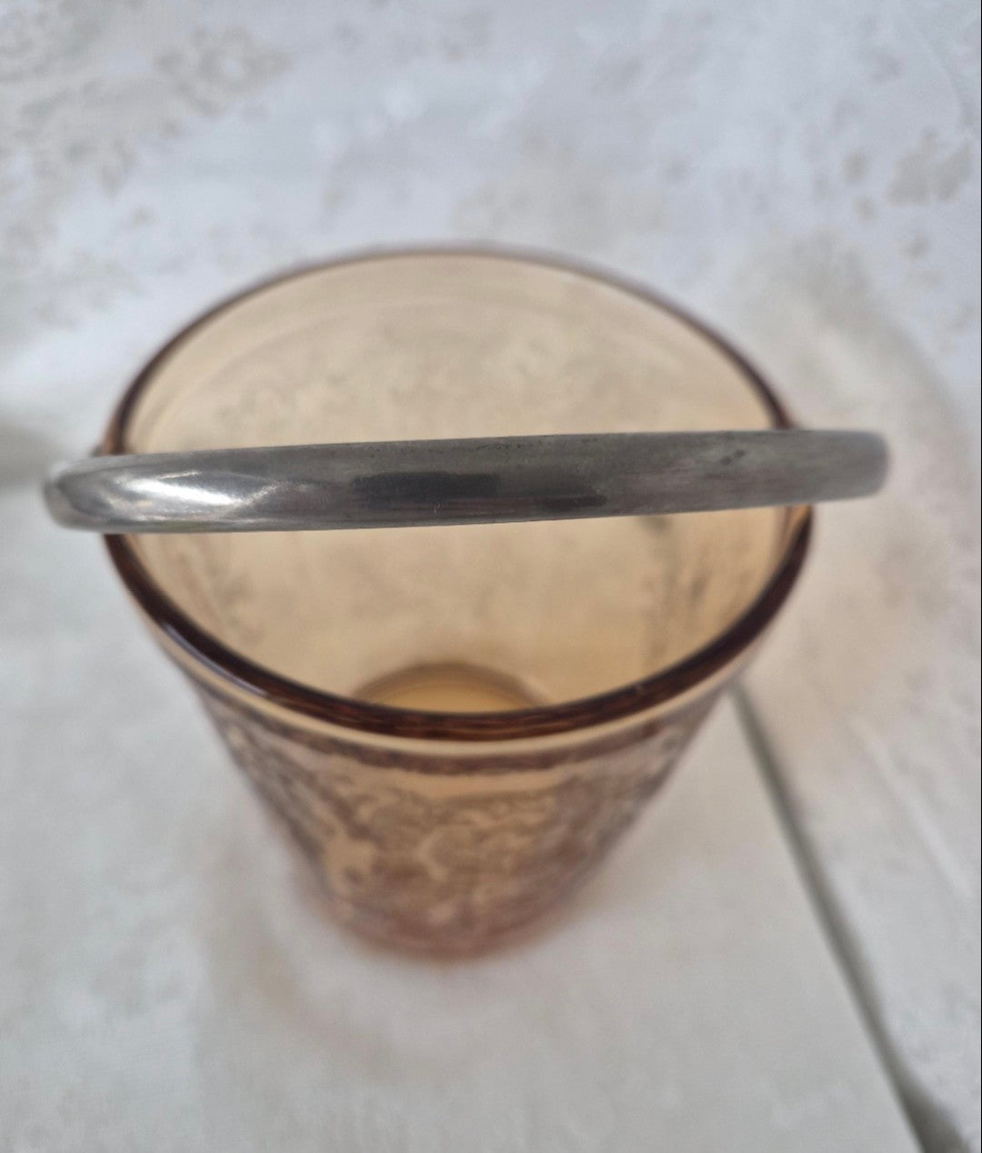 Fostoria Amber Ice Bucket