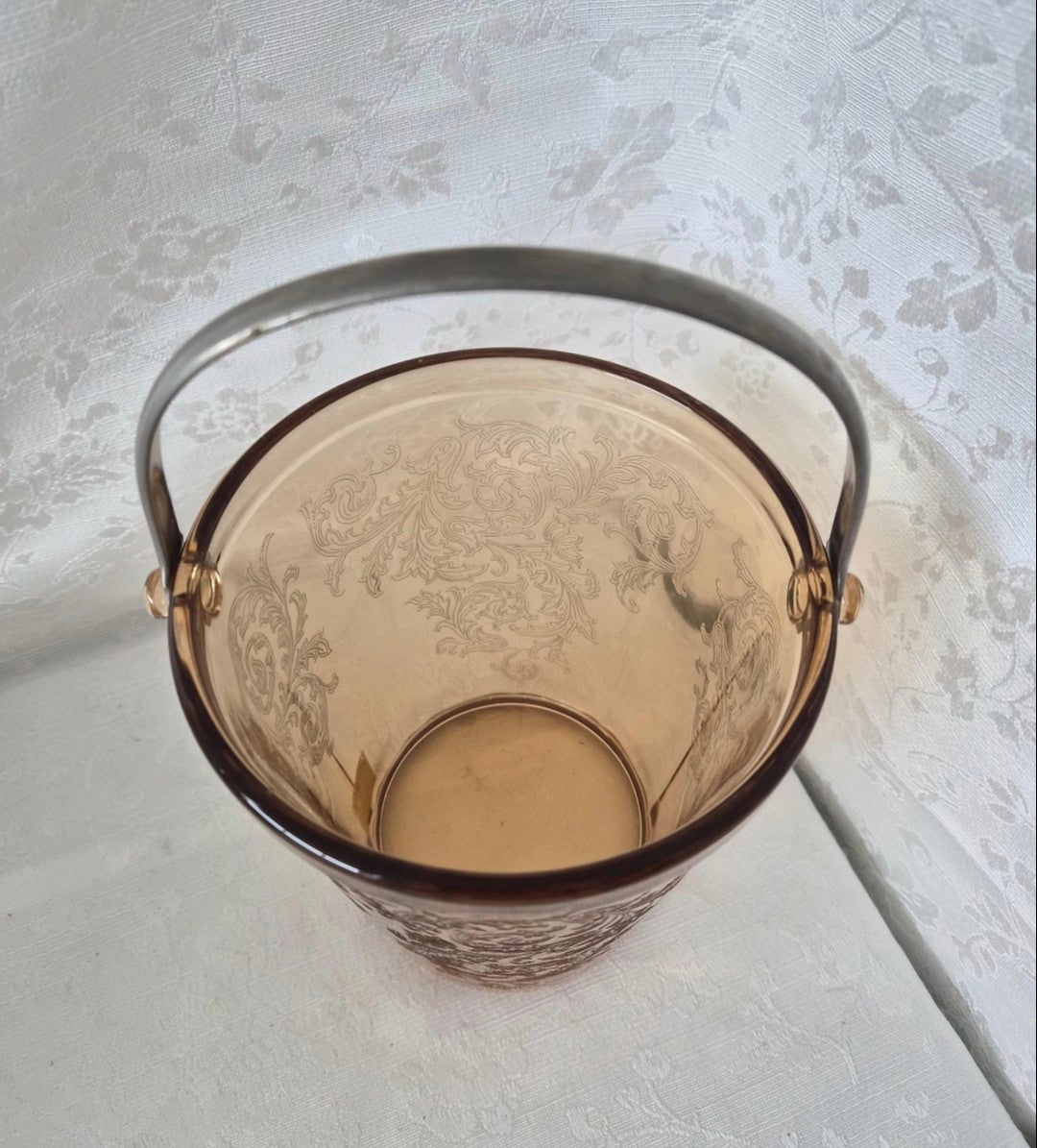 Fostoria Amber Ice Bucket