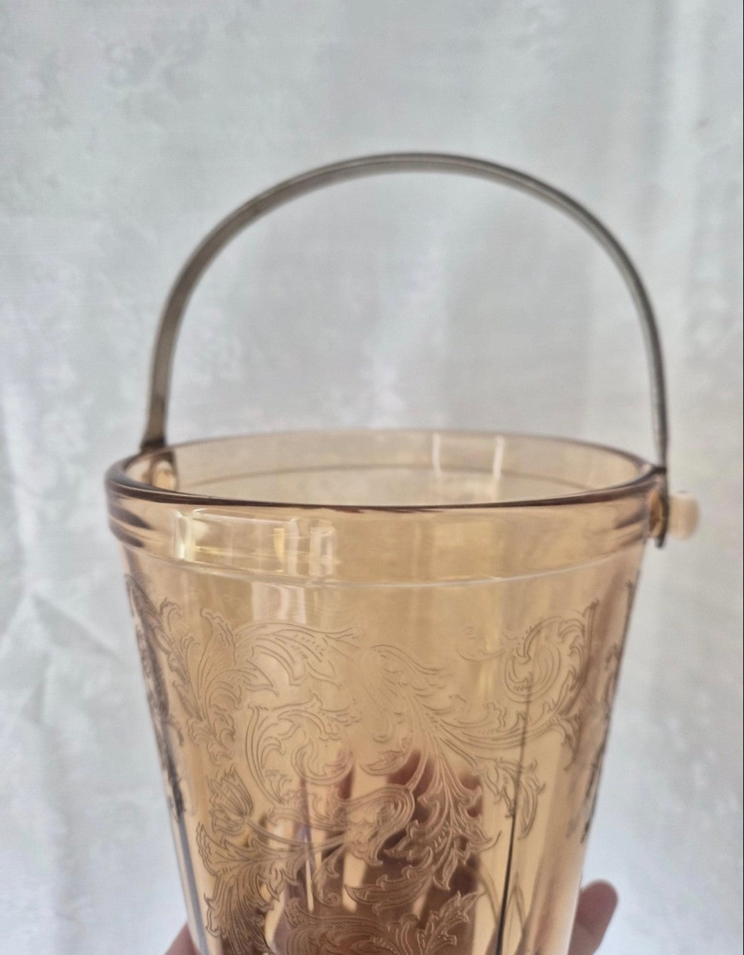 Fostoria Amber Ice Bucket