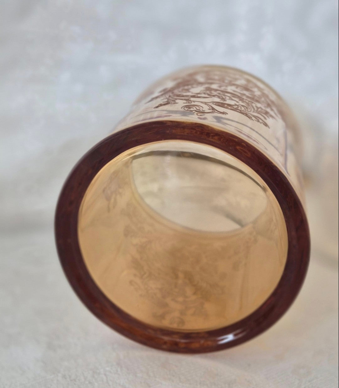 Fostoria Amber Ice Bucket