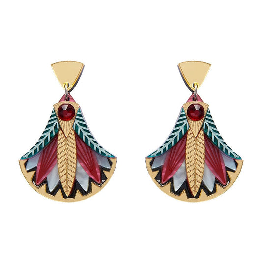Erstwilder Gift of the Nile Papyrus Earrings