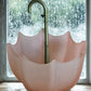 Umbrella Pink Frosted Glass